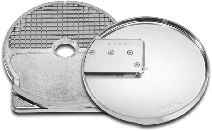 Waring Commercial 5/16" (8mm) Dicing Grid and Slicing Disc with Punch Tool for Dicing Grid