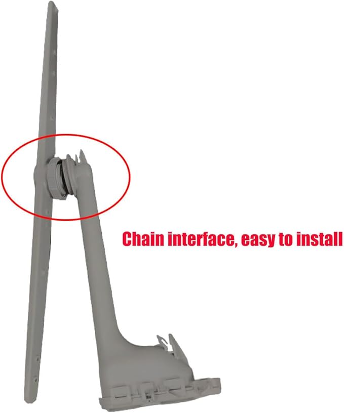 DD82-01064A Dishwasher Middle Nozzle Spray Arm and Holder -Compatible With Dishwasher Replacement of Dishwasher DW80K7050 DW80K5050 DW80R5060 DW80R5061 DW80T5041