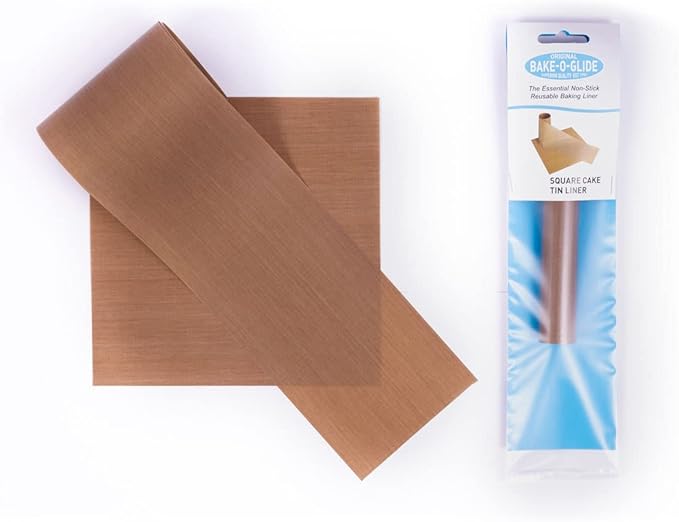 Bake-O-Glide SQPCT250 Square and Wall Liner, Woven Glass Fabric Coated in 100% PTFE