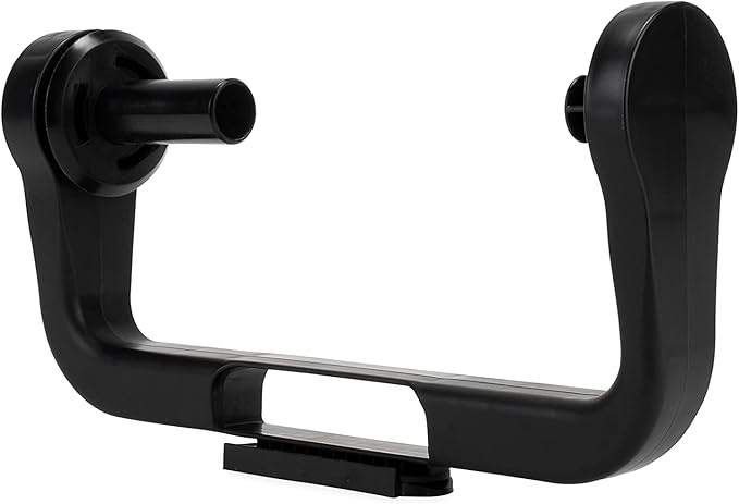 Camco Paper Towel Holder | Ideal for Compact Areas | Features Mountable Design and Adjustable Side Knob | Black (57115)