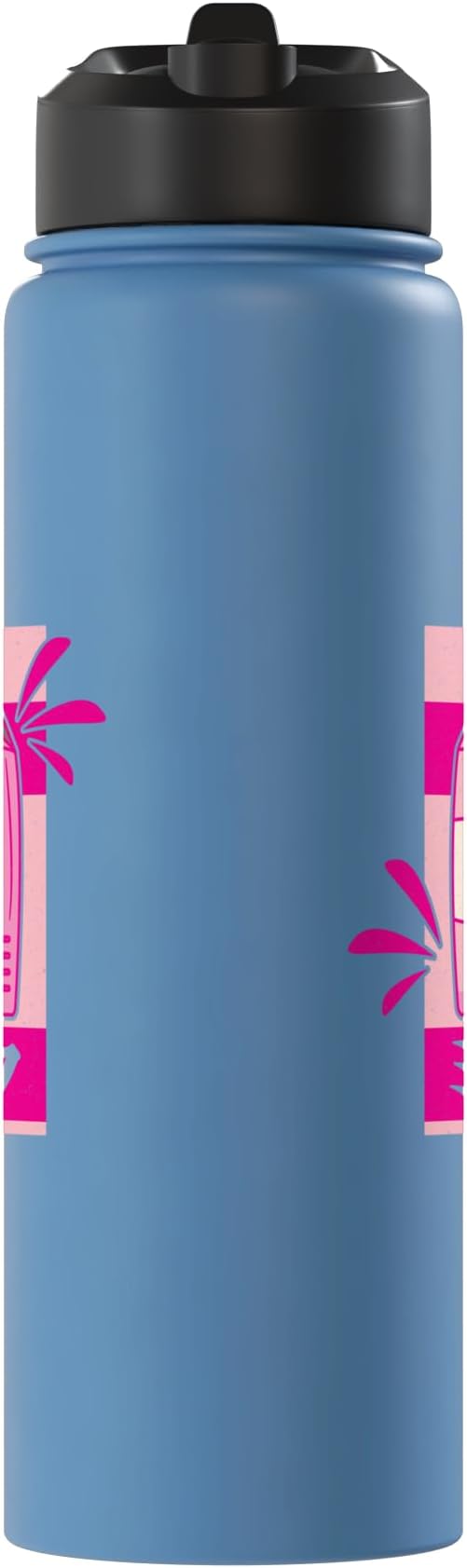 Funny Kawaii Japanese Strawberry Milk Shake Carton Milkshake Stainless Steel Insulated Water Bottle