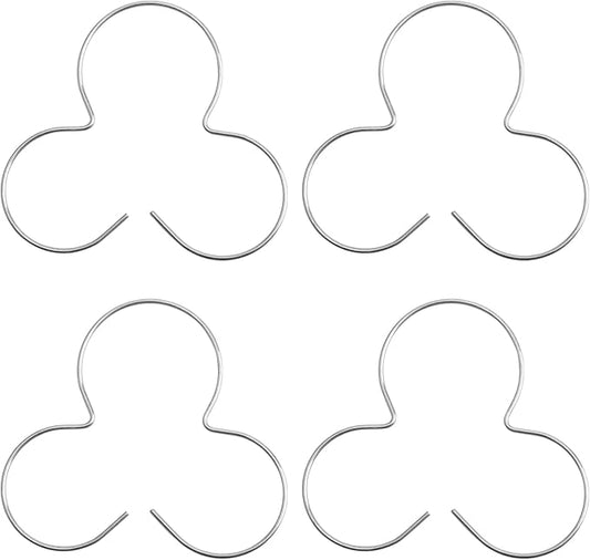 Glass Cooktop Heat Diffuser for Electric Stove, Full Heat Sink Protects Glass Cookware, Pack of 4