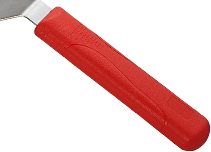 Mercer Culinary Millennia Perforated Turner, 8 Inch x 3 Inch Blade, Red Handle