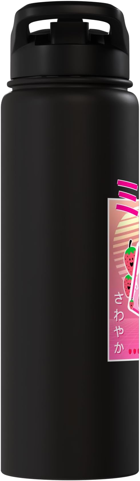 Strawberry Milk Carton Kawaii Pink Aesthetic Otaku Japanese Stainless Steel Insulated Water Bottle