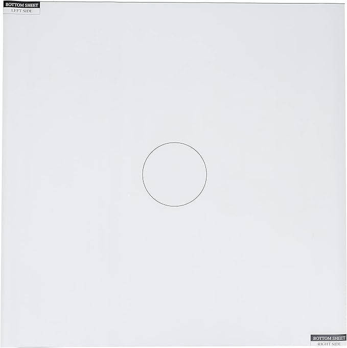 KitchenCraft Sweetly Does It Fondant Icing Rolling Mat with Measurements, Mixture of Several Materials, White, 50 x 50 cm
