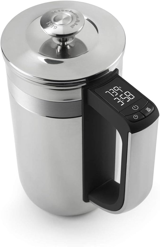 KitchenAid KCM0512SS Precision Press Coffee Maker, Stainless Steel