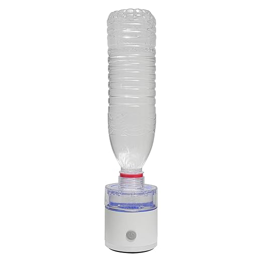 Hydrogen Water Generator Bottle, Portable Rechargeable Ionizer Machine,Improve Water in 3 Minutes, for Home, Office, Travel, Daily Drinking (White)