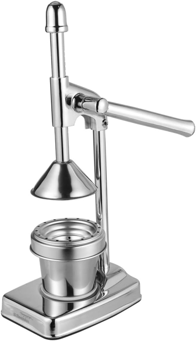 TIDTALEO Stainless Steel Manual Lever Press Juicer Effortless Citrus Extraction for Oranges Lemons and Grapefruits Easy to Clean No Electricity Required for Home Use