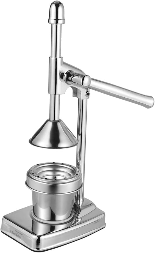 ULTECHNOVO Stainless Steel Manual Press Juicer Handheld Citrus Extractor for Fruits and Vegetables Easy to Clean Sturdy Design for Home Use and Fresh Juice Preparation