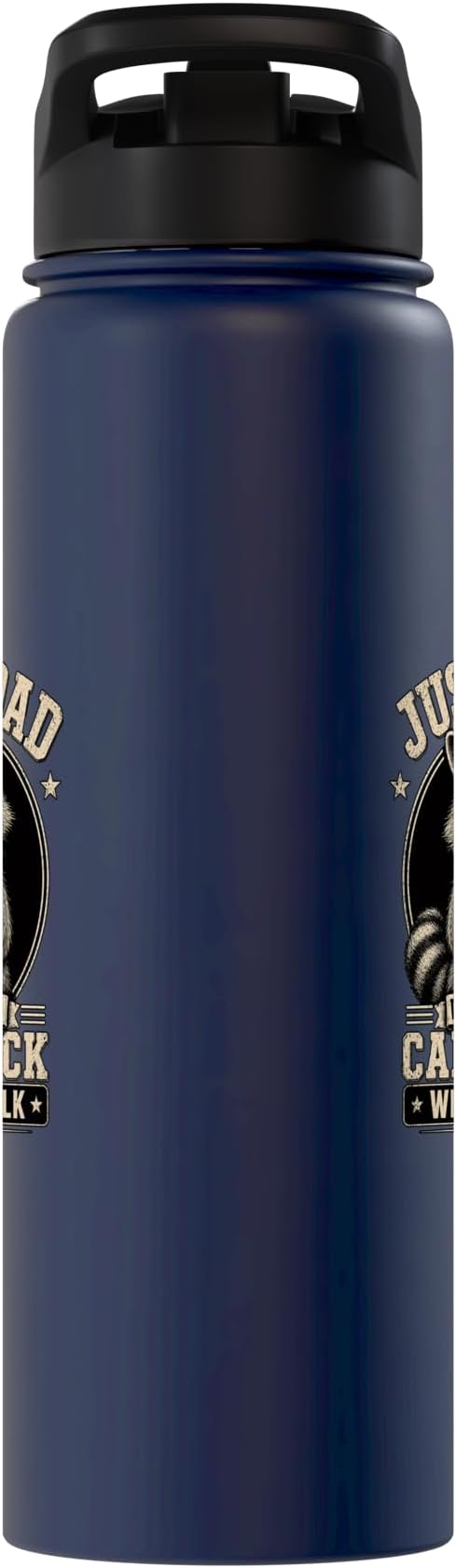 Just A Dad Who Always Came Back With The Milk Fathers Day Stainless Steel Insulated Water Bottle