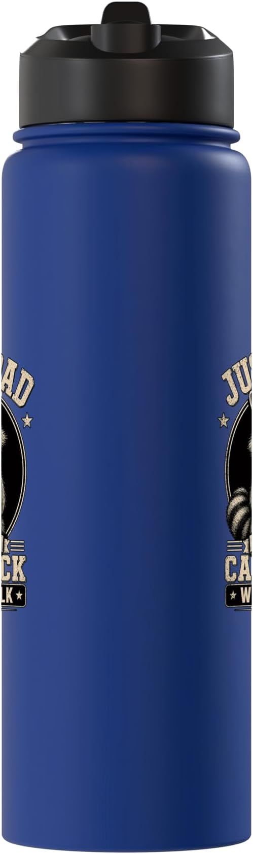 Just A Dad Who Always Came Back With The Milk Fathers Day Stainless Steel Insulated Water Bottle