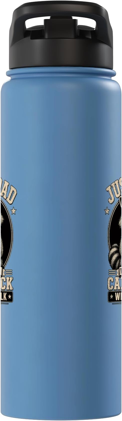Just A Dad Who Always Came Back With The Milk Fathers Day Stainless Steel Insulated Water Bottle