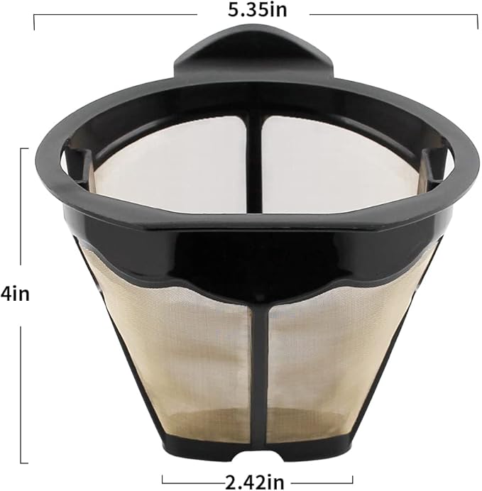 Anbige Replacement Parts Cone Reusable Coffee Permanent Filters, Compatible with Ninja Coffee Maker CM300, CP300, CP307