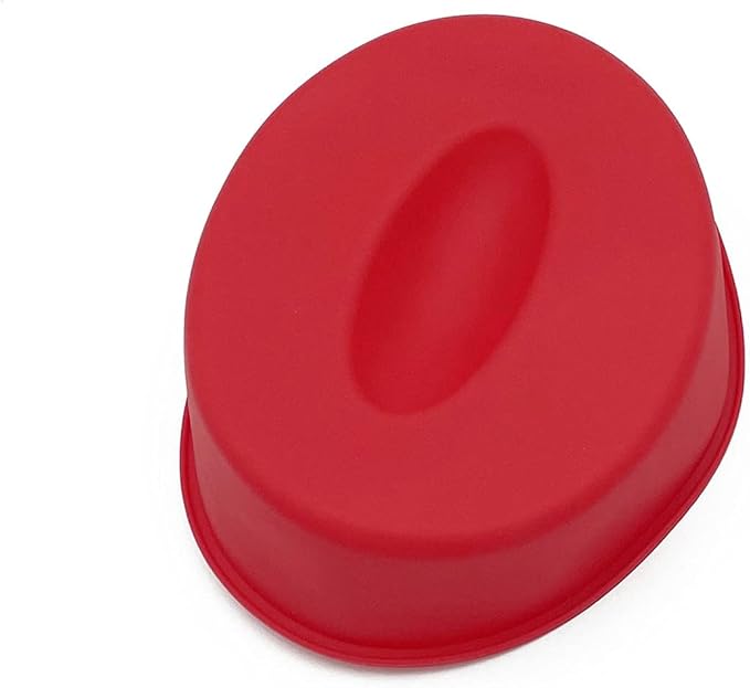 9 Pieces Middle Size Silicon Number Cake Moulds Silicone Cake Mold (6 inch)