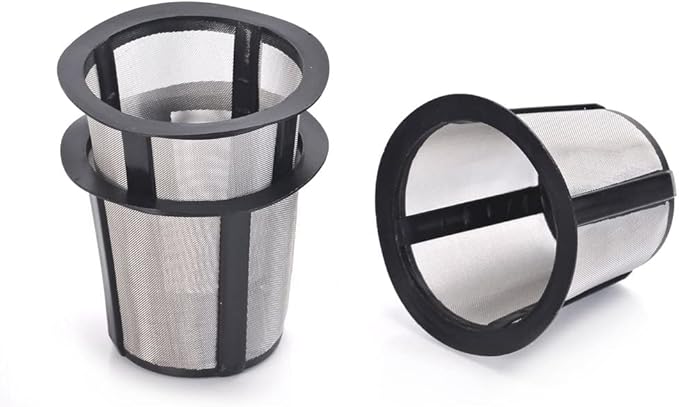 WOTOW Reusable Coffee Filter Set for K Cups Replacement Filter for Keurig My style Filter Housing Fits B30 B40 B50 B60 B70 Series(1 house + 3 filter)