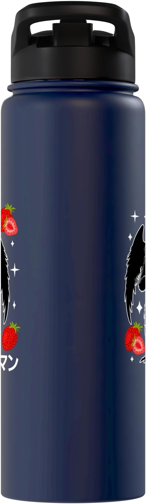 Mothman Kawaii Strawberry Milk Shake Carton Stainless Steel Insulated Water Bottle