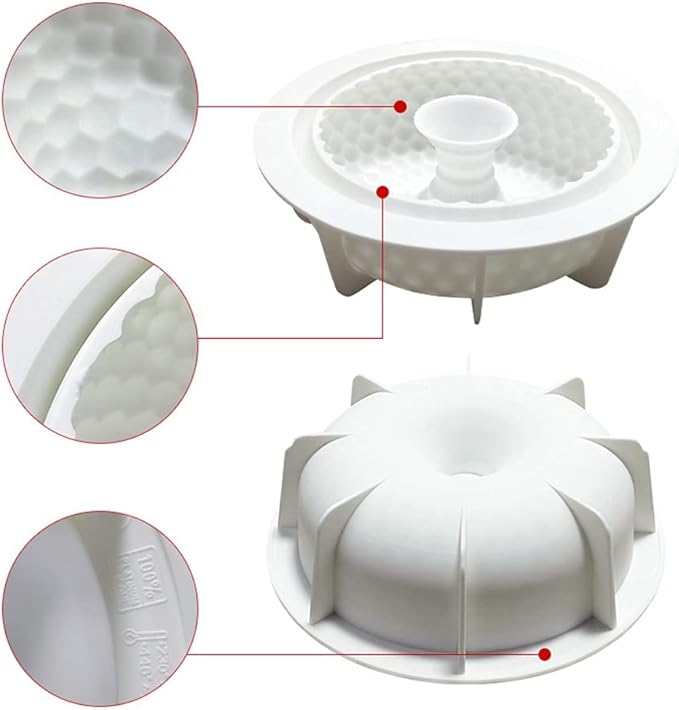 Multiple Garland Spiral Cake Silicone Mold Party Dessert Decorating Tools Mousse Baking Mould Kitchen Pastry Modle