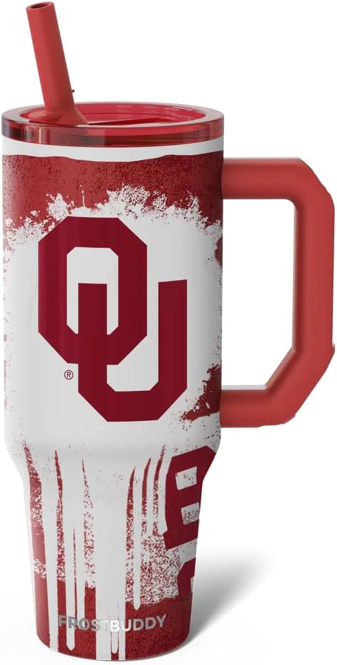 Thicc Buddy - 40 oz Stainless Steel Vacuum Insulated Tumbler with Lid and Straw for Water - Travel Mug Cupholder Friendly - Gifts for Women Men Him Her