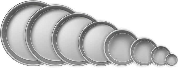 PME Professional Aluminum Round Baking Pan - 15 x 4in
