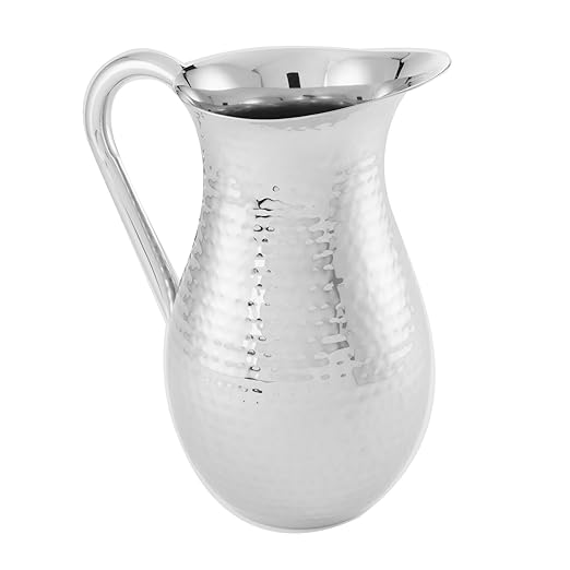 American Metalcraft DWPH64 Pitchers, 7.4" Length x 7.4" Width, Silver