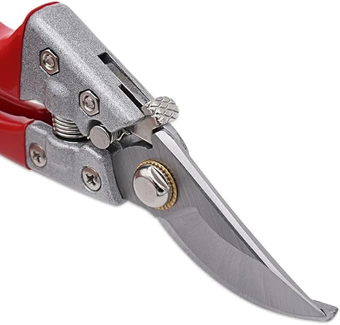 Pruning Shears SK5 Carbon Steel – Hand Pruners & Garden Clippers for Tree, Bonsai & Landscaping, Ergonomic Design with Replacement Spring & Bonus Fine Shears