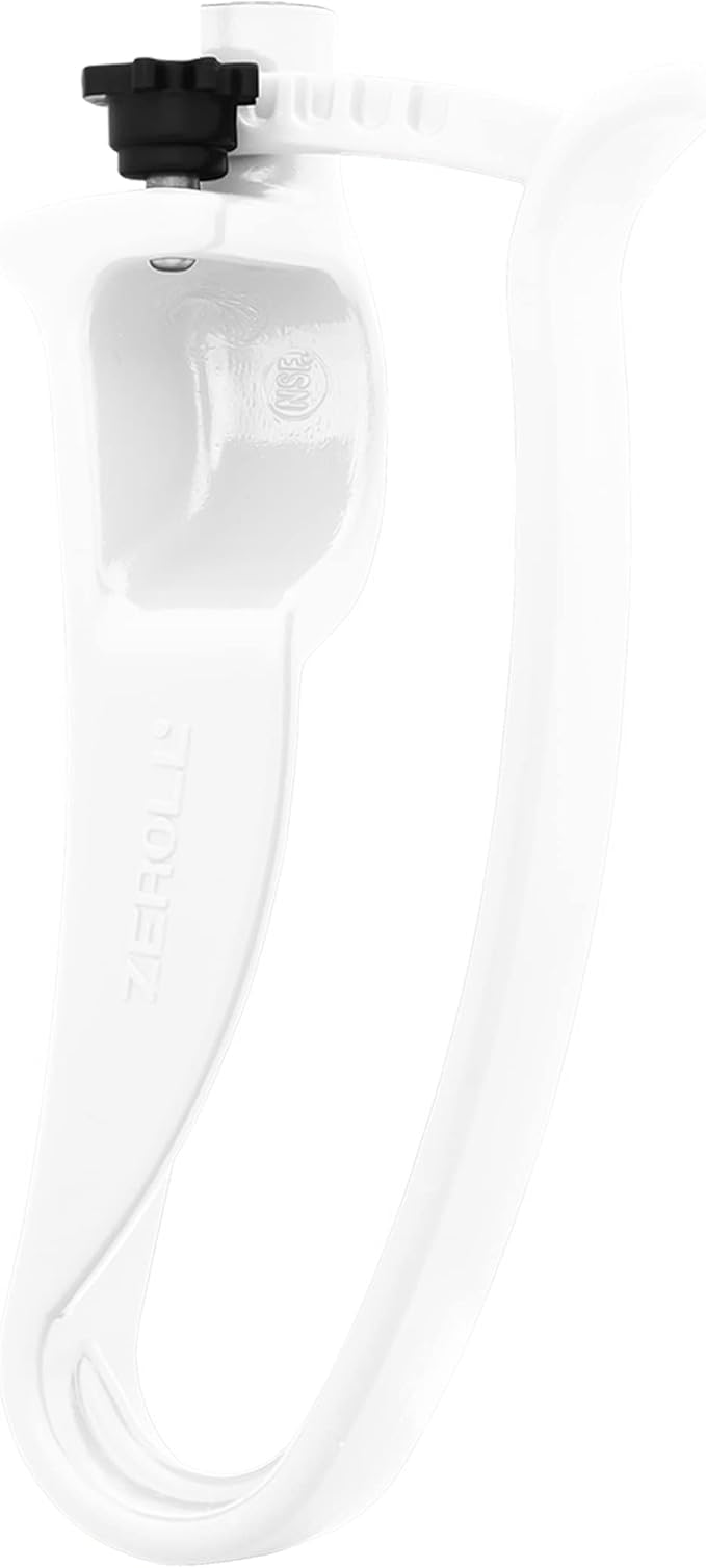 Zeroll - 2006 Zeroll Universal Standard Length EZ Disher Food Portion Control Scoop Designed for Right or Left Hand Use Dishwasher Safe NSF Approved, 3-Inch, White