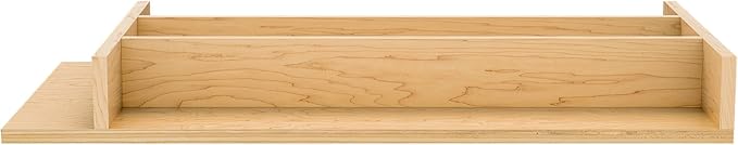 Rev-A-Shelf Natural Maple Right Size Utensil Insert Home Storage Kitchen Organizer 4 Compartment Drawer Accessory, 10-1/4" x 19-1/2", 4WUT-15SH-1