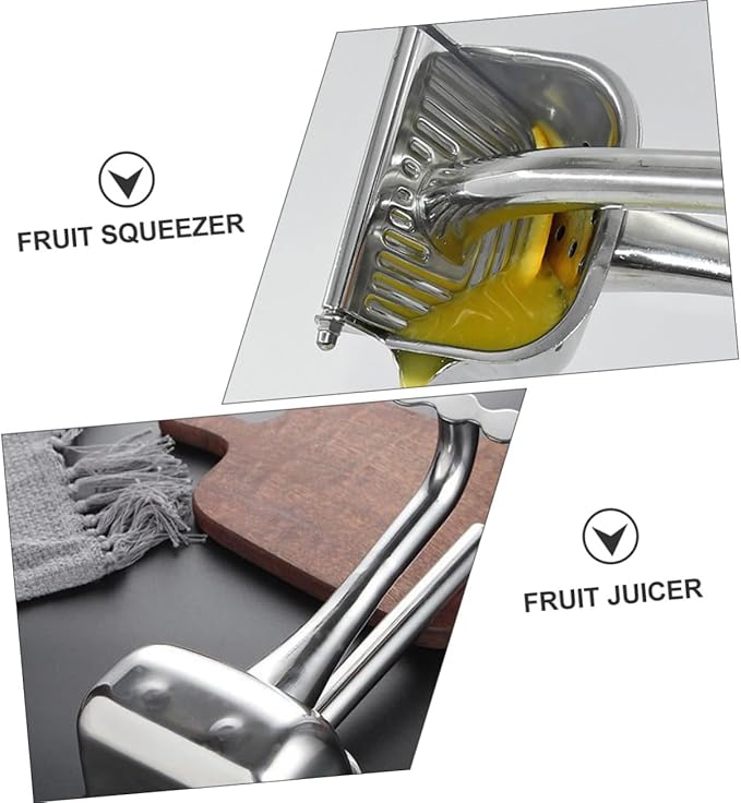 Stainless Steel Manual Fruit Juicer Fruit Crusher Juice Squeezer Portable Orange Juice Squeezer