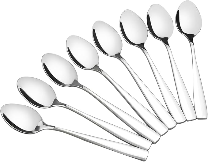 16-Piece Stainless Steel Teaspoons, 5.9-Inch