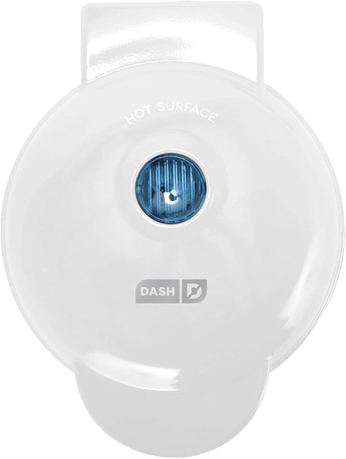 Dash Mini Maker Set - Customized Treat Maker - Supports Multi-Function Cooking - Easy Cleanup and User-Friendly Design - White, Aqua & Red - Waffle, Grill & Griddle Irons