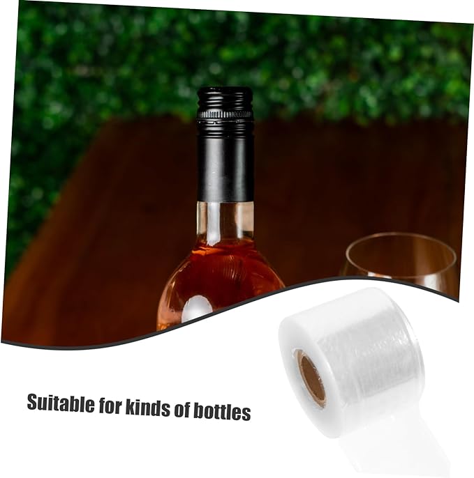 GALPADA 5rolls Wine Bottle Sealing Film Food-grade Cuttable Wine Seal for Preservation of Flavor and