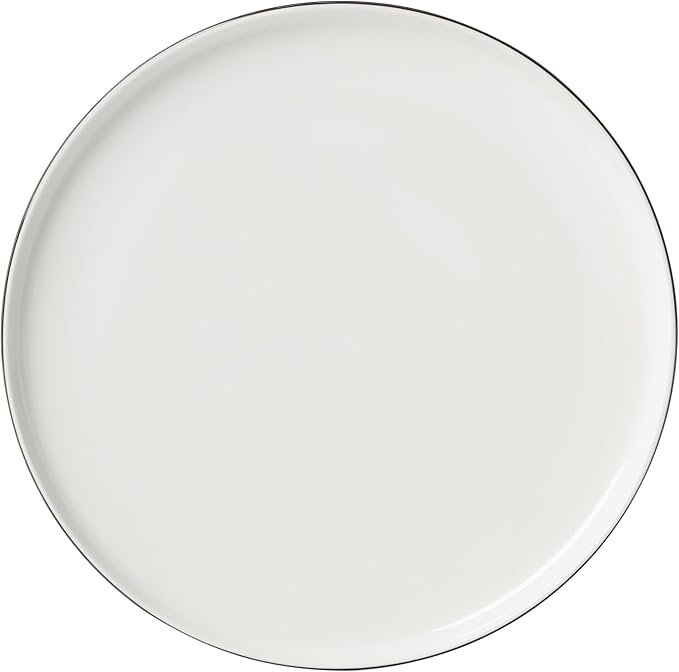 Oneida 896602 24 Seven Black Rim 12-Piece Dinnerware Set