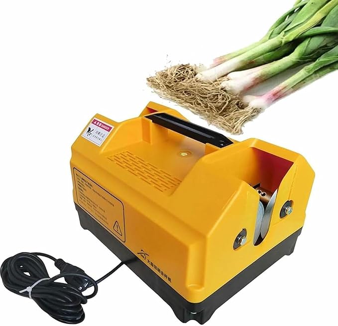 Double Head Electric Garlic Root Cutter-Efficient Garlic Tail & Root Remover for Garden Use, for Onion Preparation