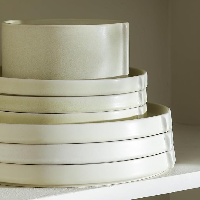Stone Lain Bao 12-Piece Dinnerware Set Stoneware, Beige