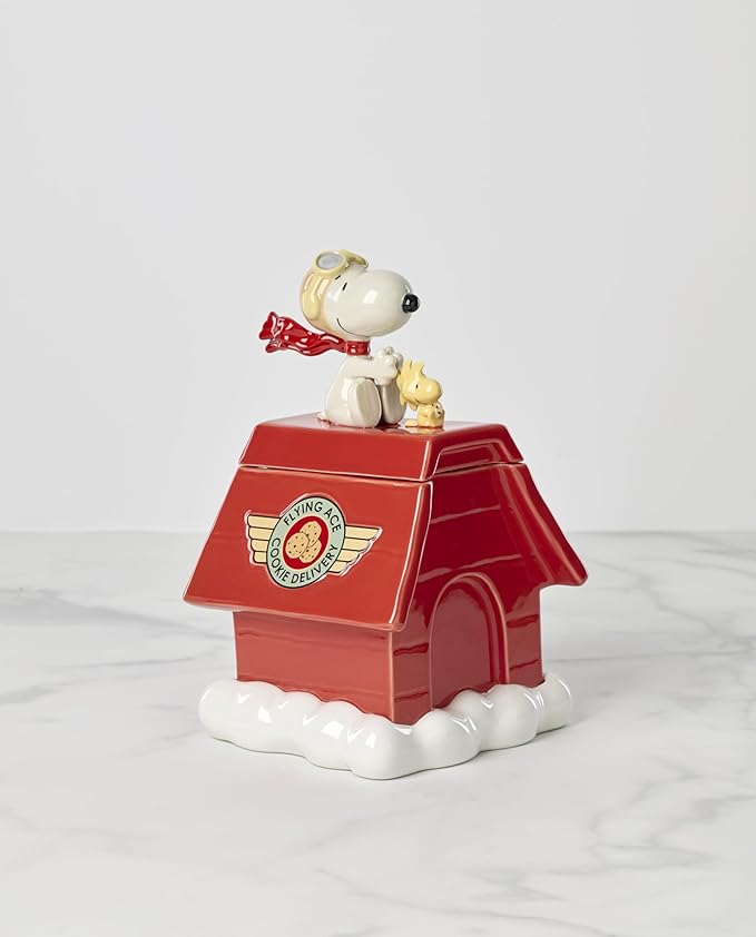 Lenox 897577 Chef Snoopy Figural Cookie Jar