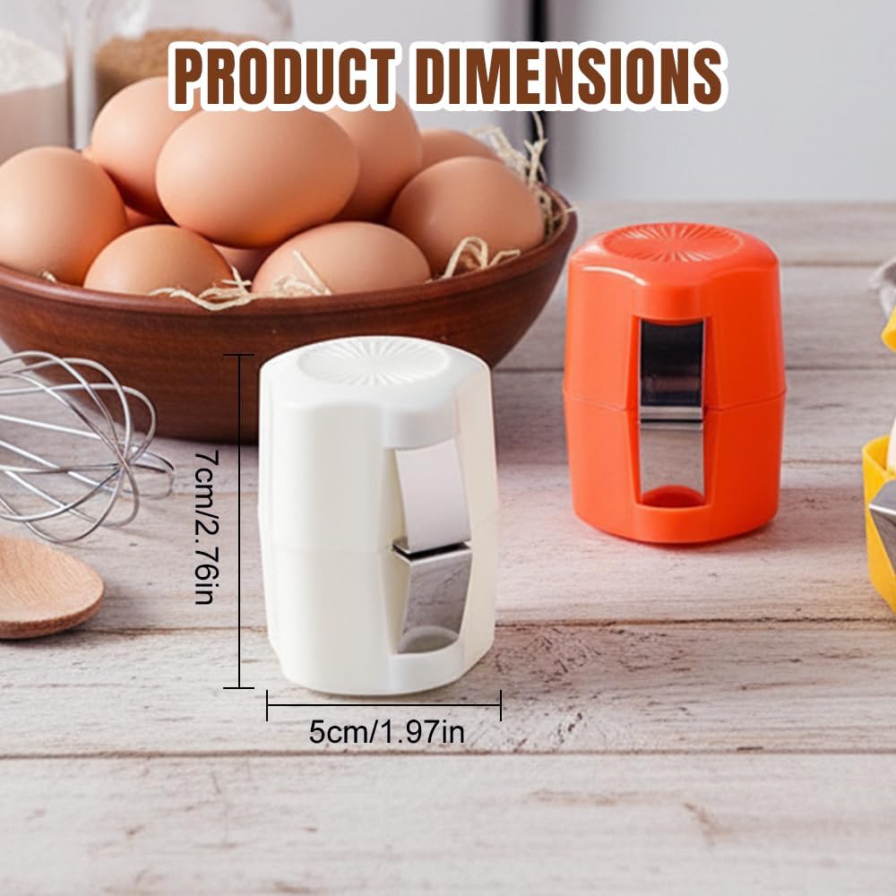2026 New Egg opener, Egg Shell Separator for Raw Eggs Gadgets Cracker Tool, Upgrade Stainless Steel Egg Cutter Egg Cracker Tool Multifunctional Egg Cutter Multipack (4, Pink)