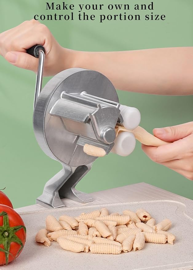 Cavatelli Maker Set, 3 Piece Pasta Set with Scraper and Mat, Makes Authentic Cavatelli and Shell Pasta