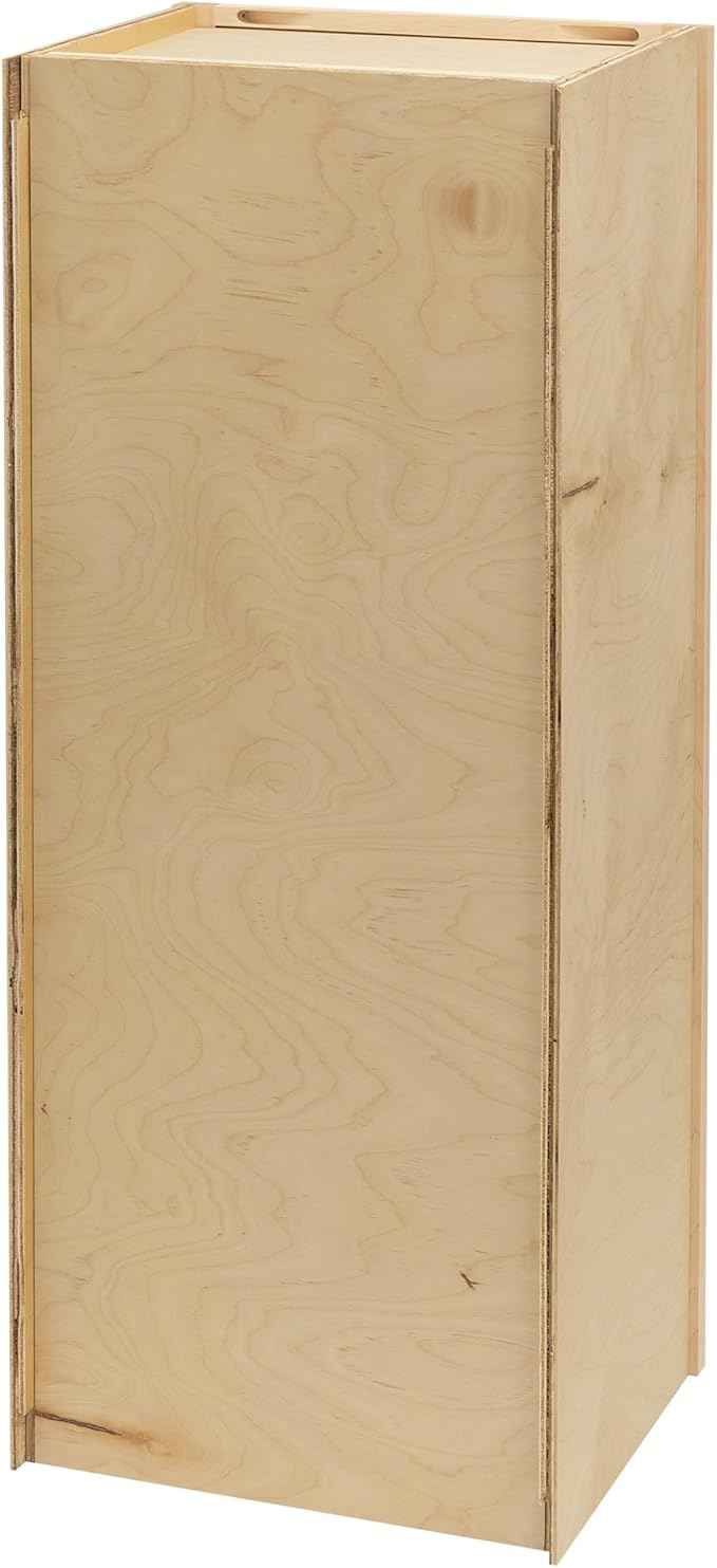 Quicklock RTA (Ready-to-Assemble) 42" Tall Wall Kitchen Cabinets - Shaker Style | 100% Hardwood | Made in America | Soft Close Hardware (Raw Maple, 12" D x 21" W x 42" H)