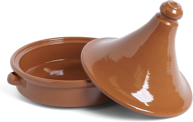 Natural Terracotta Tagine 20cm, Brown