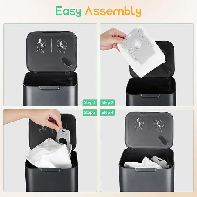 30 Pack Roomba Vacuum Bags Replacement - Compatible with iRobot Roomba i7+, i1+, i2+, i3+, i4+, i5+, i6+, i8+, j6+, j7+, j8+, j9+, s9+, Combo i5+, j5+, j7+, j9+ Clean Base Automatic Dirt Disposal