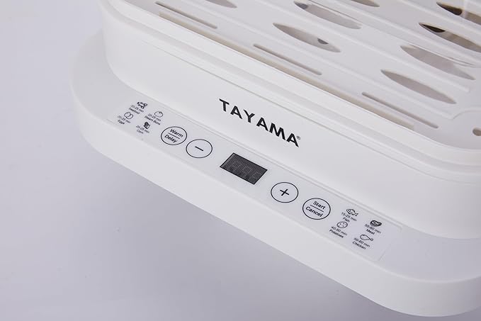 Tayama 3-Tier Electric Food Steamer 24-Liters/Qts.