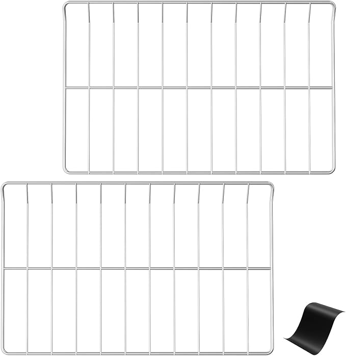 2x Upgraded 25"x15" WPW10550642 Oven Racks Replacement Compatible with Whirlpool Range Oven Shelf Stove Rack W10550642 EAP11756198 EAP11756198 304 Stainless Steel Oven Rack wfg320m0bs3 w/Oven Liner
