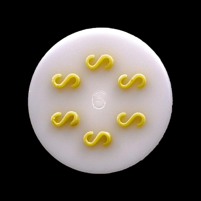 Casarecce Pasta Shape Discs Fit For Philips Automatic Pasta & Noodle Maker, Philips Pasta Maker Attachments, Kitchen Appliances, Accessory Kit (Casarecce)