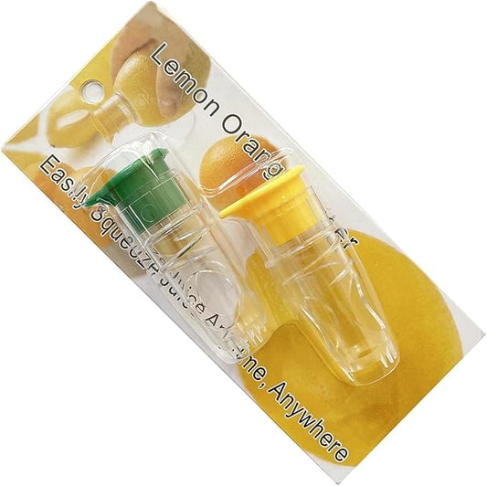 Manual Lemon Juicer Portable Mini Squeezer Citrus Reamer Hand Held Easy for Orange Limes(E)