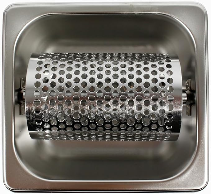 Stainless Steel Butter Roller Dispenser – Stick Butter Spreader for Buns & Bread - Holds 3 Sticks (36 oz) - Dishwasher Safe Wheel for Griddle & Flat Tops by Chef Master - 90244