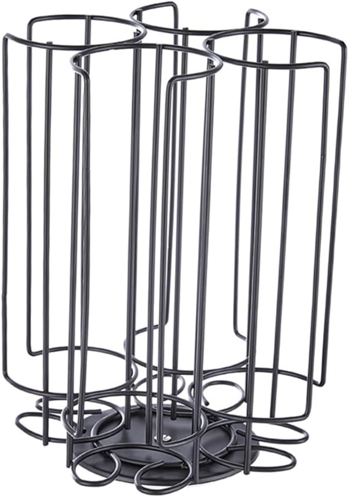 1pc Rotating Coffee Capsule Organizer Rack Carousel Stand for Storage Holds Coffee