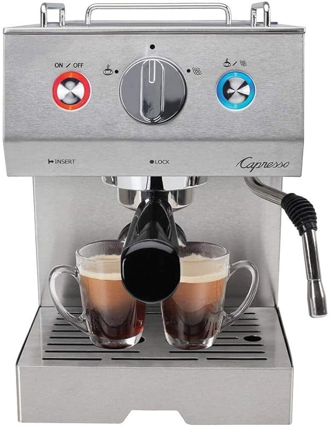Capresso Cafe Select Professional Stainless Steel Espresso & Cappuccino Machine