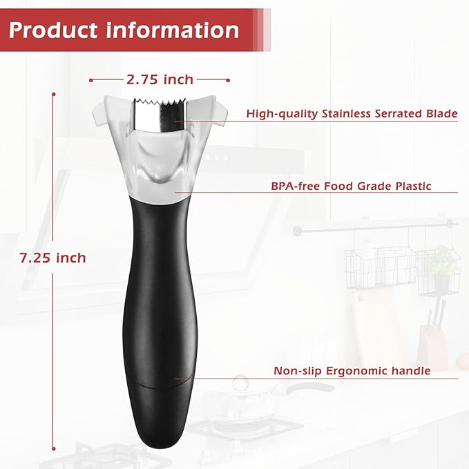 Professional Corn Kernel Cutter, Corn Cutter Peeler Stripper Tool with Large Ergonomic Handle, Corn Peeler #1114