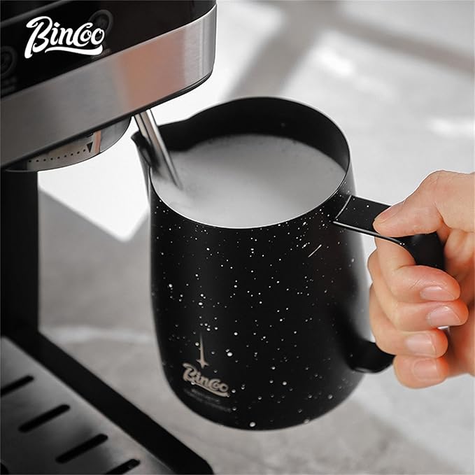 Bincoo Star Milk Frothing Pitcher 21oz/600ml,Espresso Steaming Pitcher,Espresso Machine Accessories,Milk Coffee Cappuccino Latte Art Pen for Home Coffee Bar