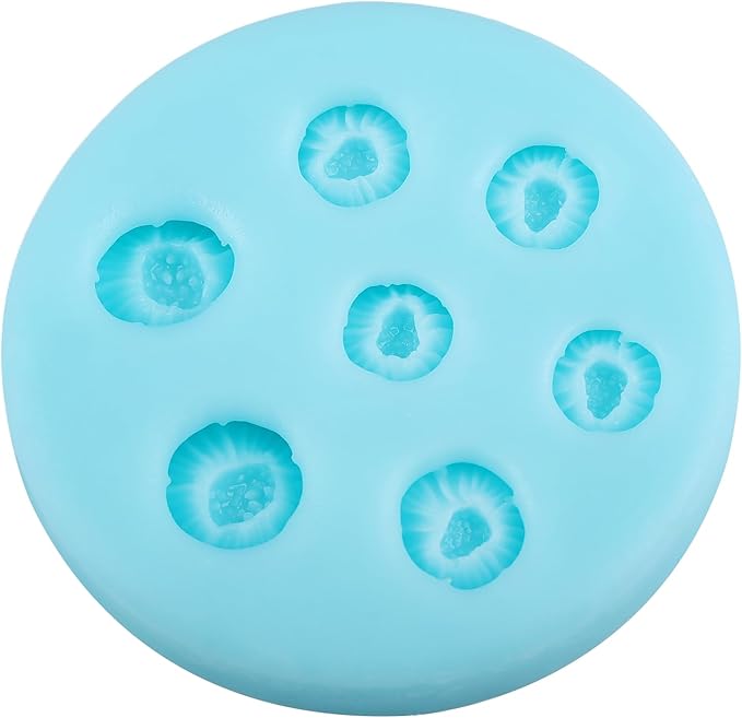 Flower Fondant Molds Plum Blossom Cake Decoration Silicone Mold for Cupcake Topper Chocolate Candy Gum Paste Polymer Clay